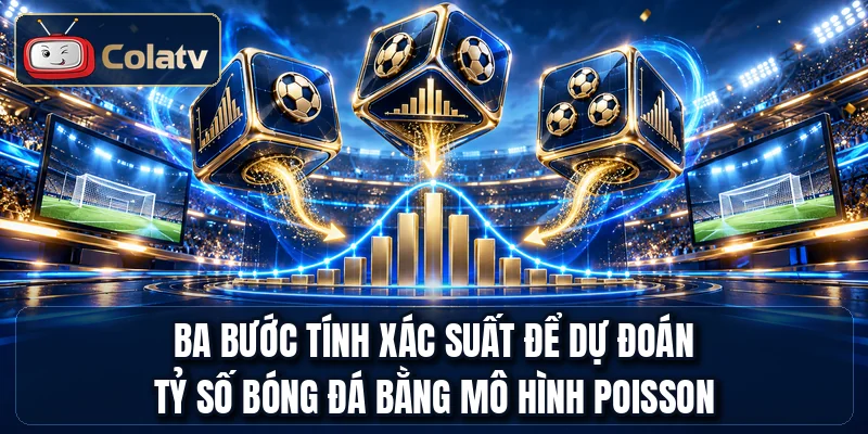 Ba bước tính xác suất để dự đoán tỷ số bóng đá bằng mô hình Poisson